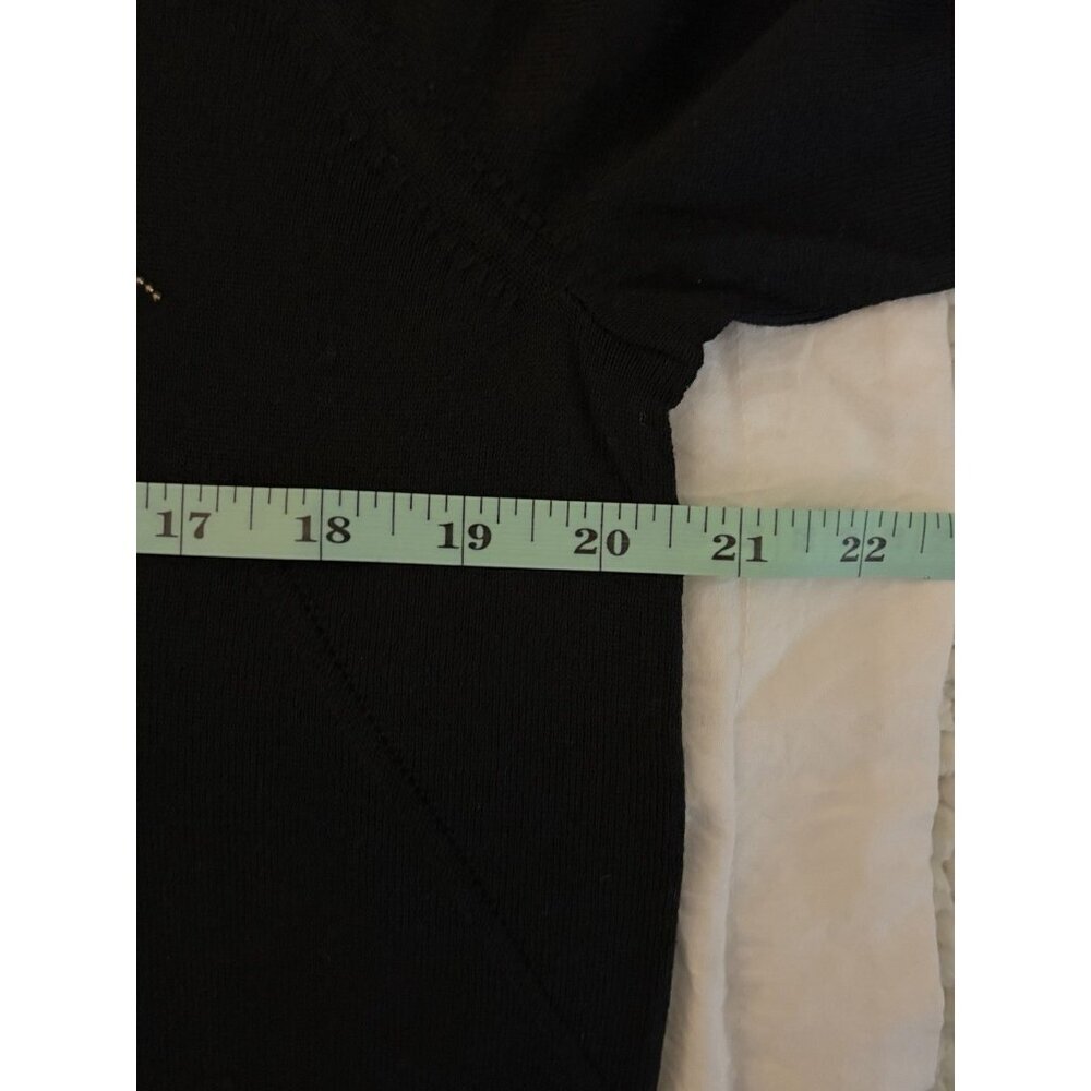 ZADIG & VOLTAIRE Merino Wool Rhinestone Lightweight Women’s Sweater Sz Medium - Picture 7 of 9